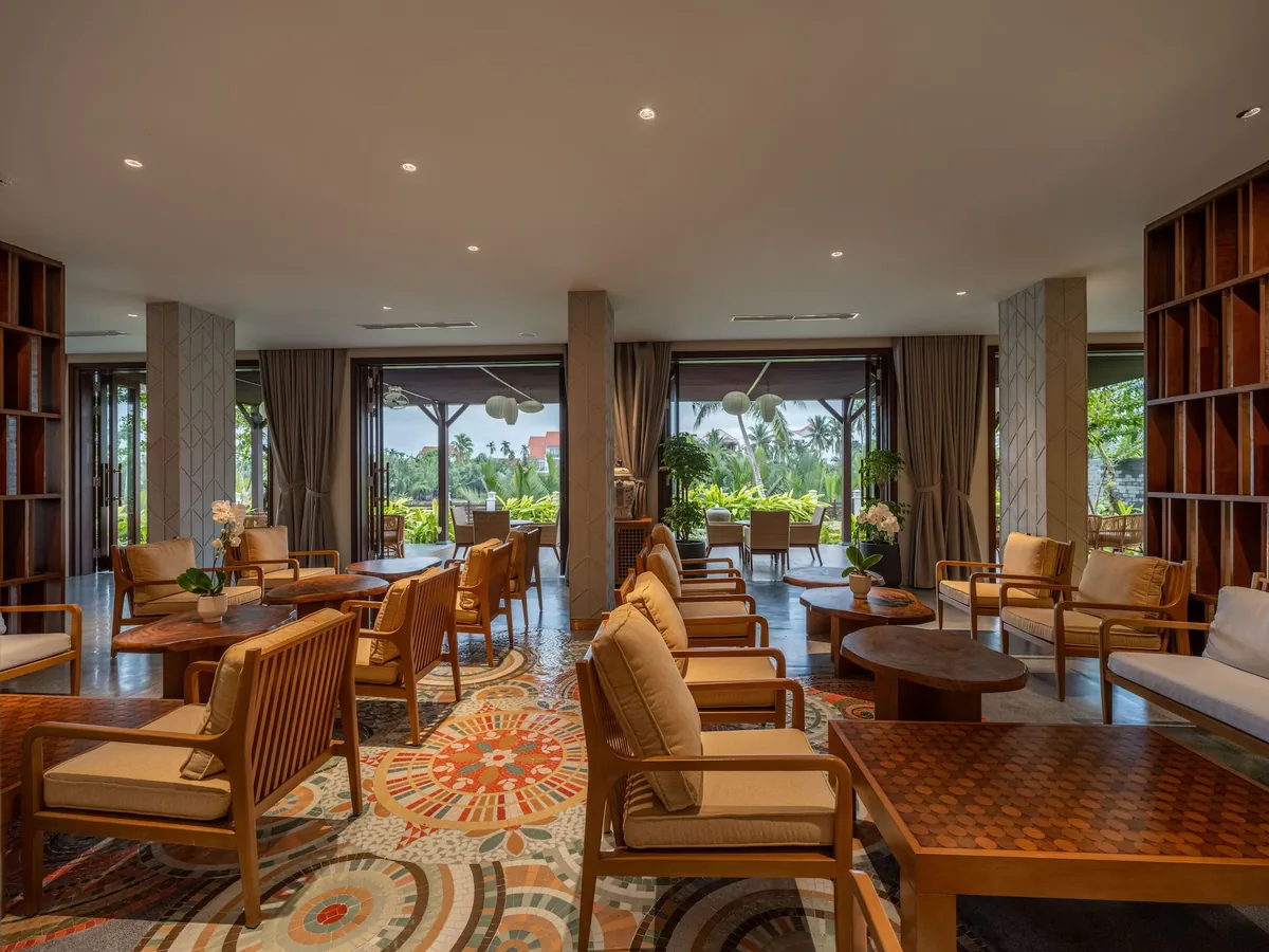 Fitness center and relaxation lounge