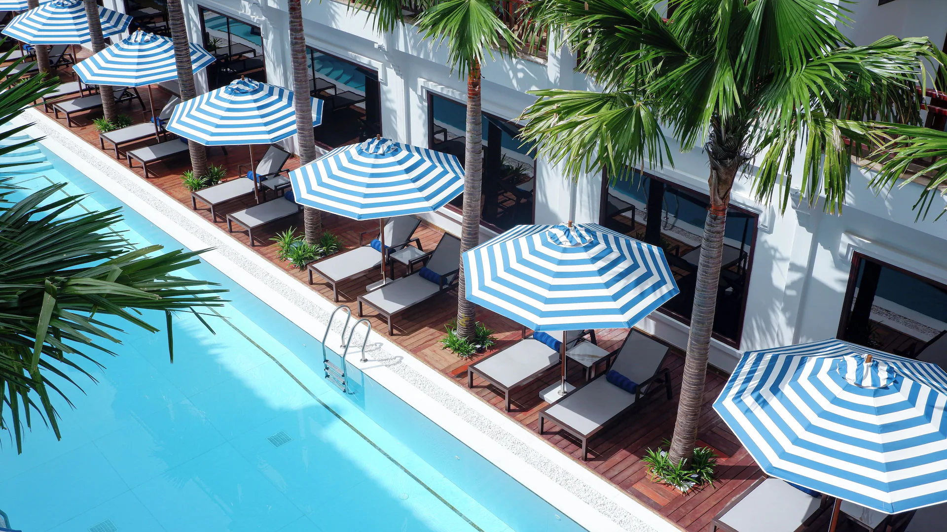 Swim City pool deck at Wafaifo Resort Hội An
