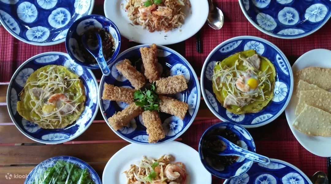 Traditional dishes served during optional lunch stop